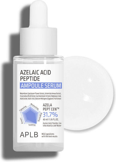 Azelaic Acid Peptide Soothing Ampoule Serum for Face with Peptides & Hyaluronic Acid for Revitalization 40ml