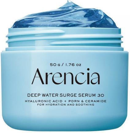 Arencia Deep Water Surge Serum 30 Soothing Face Serum with Peptides & Panthenol for Detoxifying & Brightening 50gr