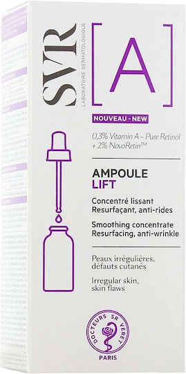 SVR Laboratoire AMPOULE [A] Lift Serum Anti-îmbătrânire pentru Față cu Retinol 30ml