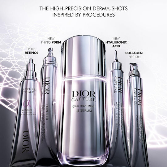 Dior Capture Hyalushot Хидратиращ и против стареене Серум за лице и очи с пептиди и хиалуронова киселина за изглаждане