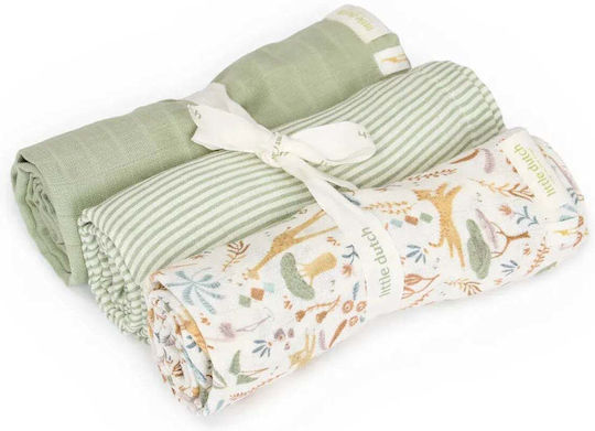 Little Dutch Πάνα Αγκαλιάς 70x70cm 3τμχ Little Dutch Πάνα Αγκαλιάς 70x70cm 3τμχ