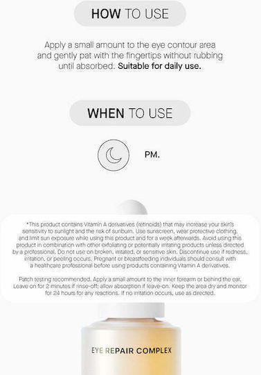 Eye Repair Complex 15 Ml Regenerative Eye Treatment