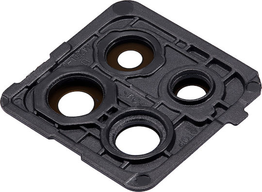 Rückkamera Objektivabdeckung Rahmenring Samsung Galaxy A42 5G A426 2020 Prism Dot Schwarz