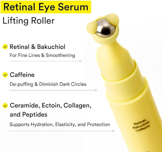 Retinal Augen Serum Heben Roller Anti-Aging Serum für Augen mit Retinal für Lifting 15ml