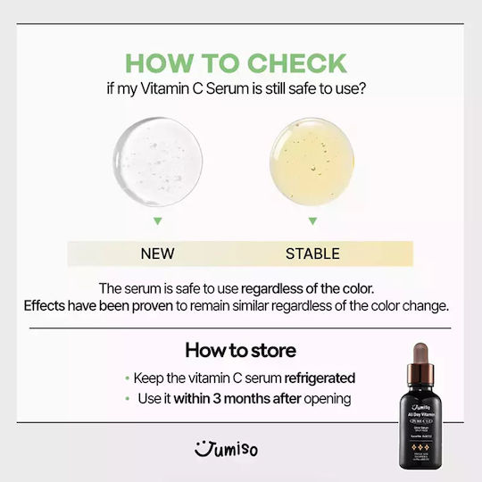 Jumiso All Day Vitamin Pure C 5.5 Glow Serum 30ml Brightening Face Serum