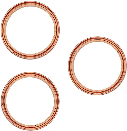 Nur Rückkamera-Rahmenring Iphone 17 Pro 17 Pro Max Kosmisches Orange 3-teiliges Set