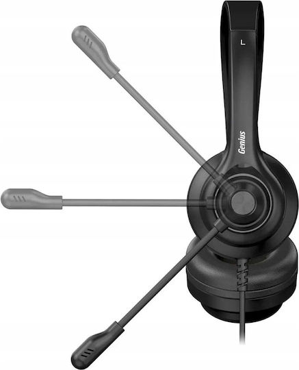 Genius HS-235U On Ear Multimedia Ακουστικά με μικρόφωνο και σύνδεση USB-A / USB-C