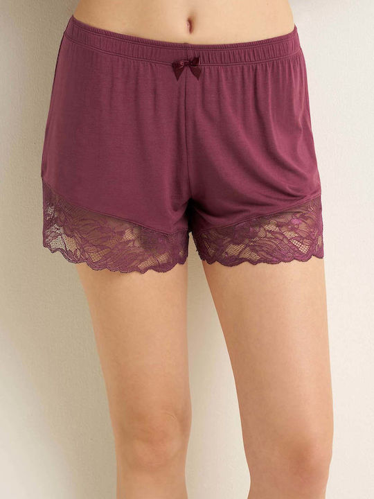 Vamp Winter Women's Pyjamas Shorts Purple