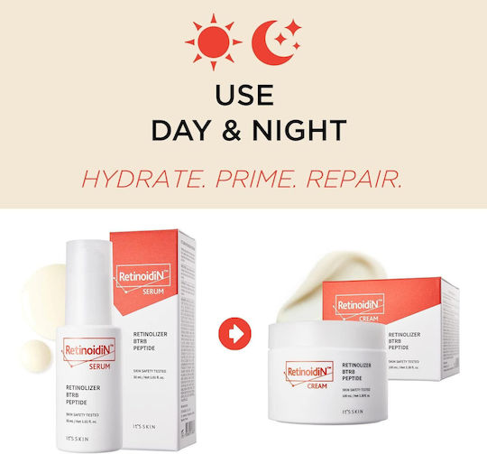 It's Skin RetinoidiN Serum Hidratant și Anti-îmbătrânire Pentru Față cu Retinol pentru Revitalizare și Hrănire 30ml