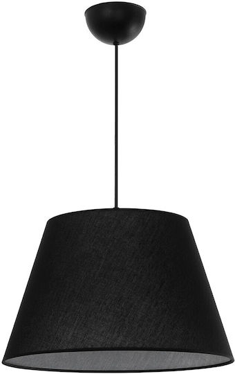 GloboStar Triangle Hängelampe Schwarz mit Fassung E27 37x37x70cm.