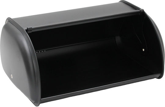 Keskor Bread Box with Lid Metallic Black 33x23x15cm