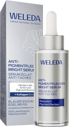 Weleda Anti-Pigment Spot Bright Serum Серум за Лице за Блясък и Пигментни Петна 30ml