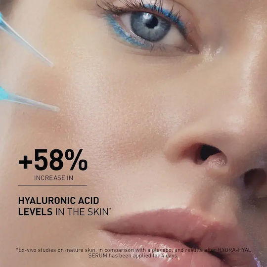 Hyalu-Filler Feuchtigkeitsspendend & Anti-Aging Serum Gesicht & Augen mit Niacinamid & Hyaluronsäure für Entgiftung & Glättung 30ml