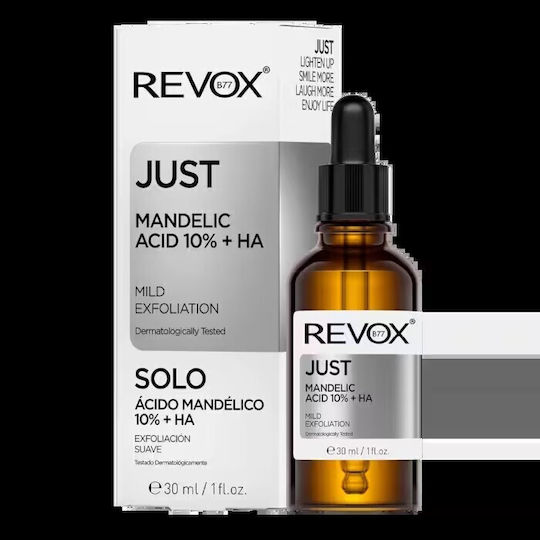 Just Mandelic Acid 10% + Ha Moisturizing Face Serum with Hyaluronic Acid for Acne 30ml