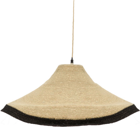 Inart Hatty Pendant Light Gold with Socket E27 67x67x115cm