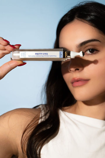 Pretty Eyes Serum Hidratant și Anti-îmbătrânire pentru Ochi cu Secreție de Melc și Peptide pentru Cearcăne și Pungi Sub Ochi 20ml