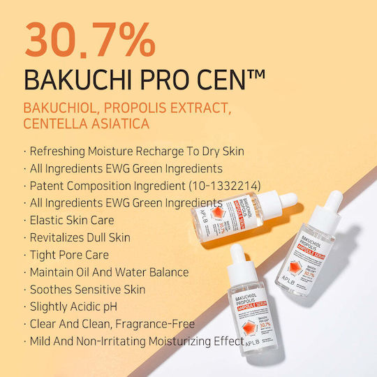 APLB Bakuchiol Propolis Ampoule Serum Προσώπου με Bakuchiol για Σύσφιξη 40ml