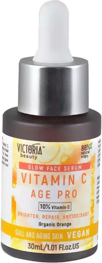 Victoria Beauty Vitamin C Age Pro Anti-Aging Serum Gesicht mit Vitamin C für Strahlkraft & Aufhellung 30ml