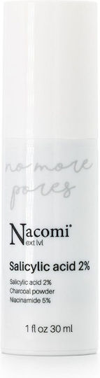 Nacomi No More Pores Salicylic Acid 2% Ενυδατικό Serum Προσώπου με Νιασιναμίδη & Σαλικυλικό Οξύ για Αποτοξίνωση & Πανάδες 30ml