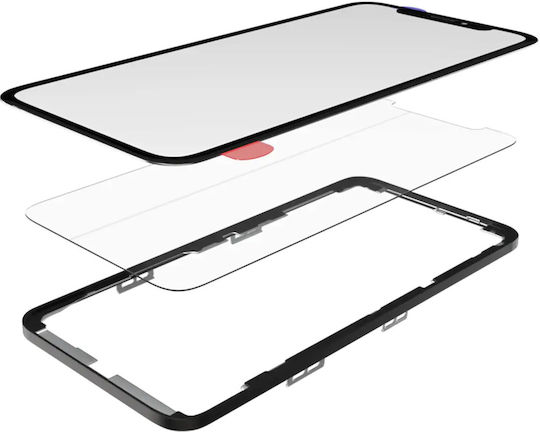 3 In 1 Front Glass + Frame + Oca Pre-installed Iphone X Frame Glue Premium 2 Pack
