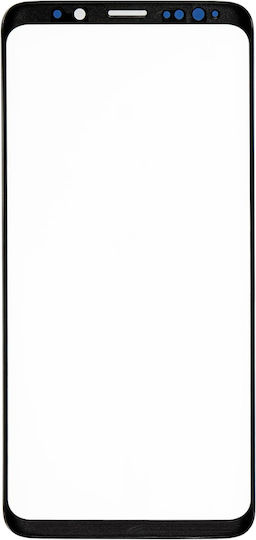 Front Glass Oca Pre-installed Samsung Galaxy S9 Plus Black 125 Um