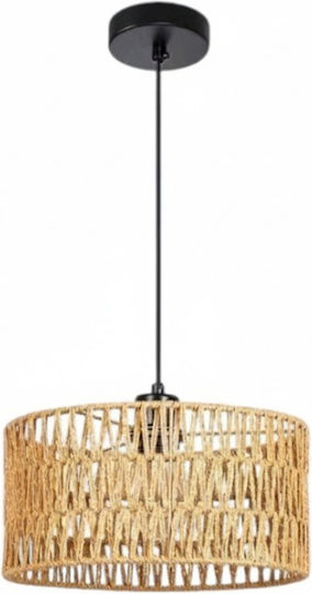 Lumină Suspendată Boho Rețea cu Dulie E27 40x16cm