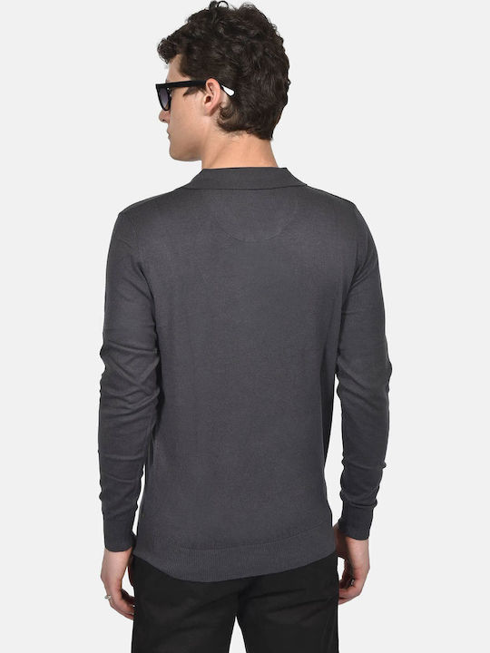 Polo Long Sleeve Shirt Anthracite