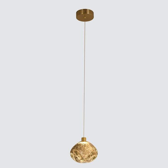 Eurolamp LED Висящо Осветително Тяло Златисто 15x150x150см. Eurolamp LED Висящо Осветително Тяло Златисто 15x150x150см.
