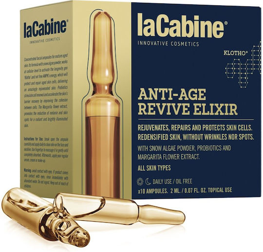 LaCabine Revive Elixir Αντιγηραντικό Ampoule Serum Προσώπου 10x2ml