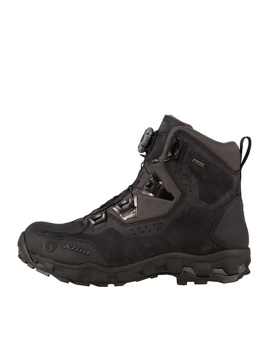 Klim Outlander Men's Riding Boots Leather Gore-Tex Waterproof Stealth Black