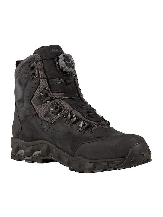 Klim Outlander Men's Riding Boots Leather Gore-Tex Waterproof Stealth Black