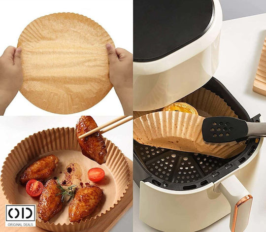 Hârtii antiaderente pentru Air Fryer 20 cm 50 buc