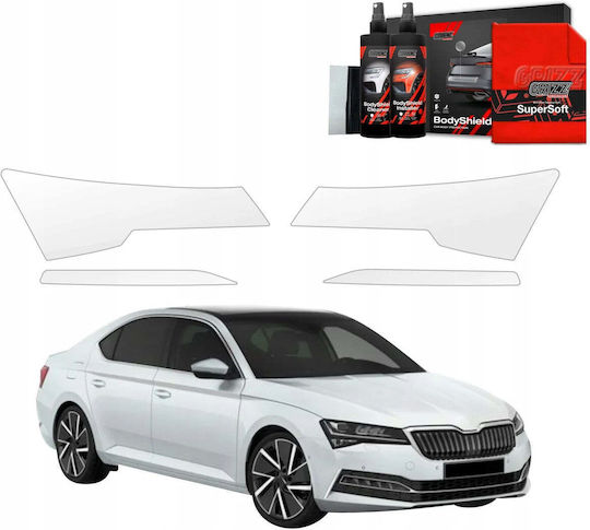 Grizzglass Protective Film Lamps Grizzglass Bodyshield Skoda Superb 3 Liftback 2019-2023 4in1