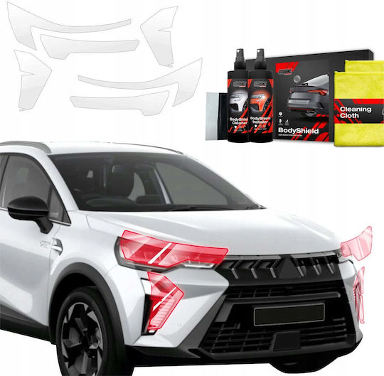Grizzglass Предпазен Филм За Лампи Grizzglass Bodyshield Mitsubishi Asx Facelift 2024-2025 4в1