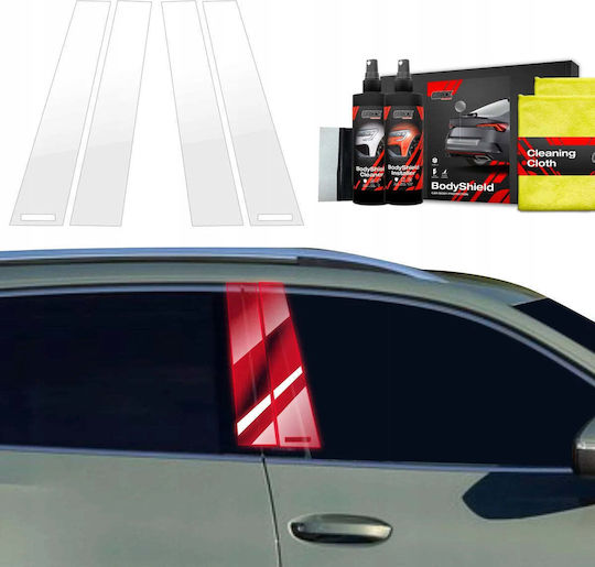 Grizzglass Protective Film Columns Grizzglass Bodyshield Tesla Model X 2021-2025 4in1