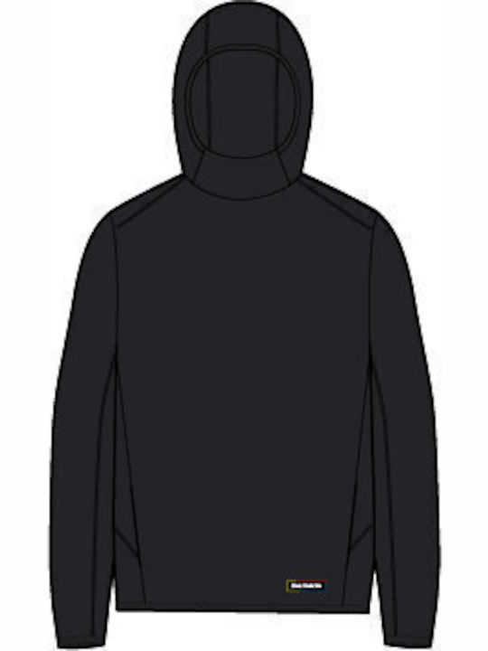 Суитшърт с качулка Deep Black