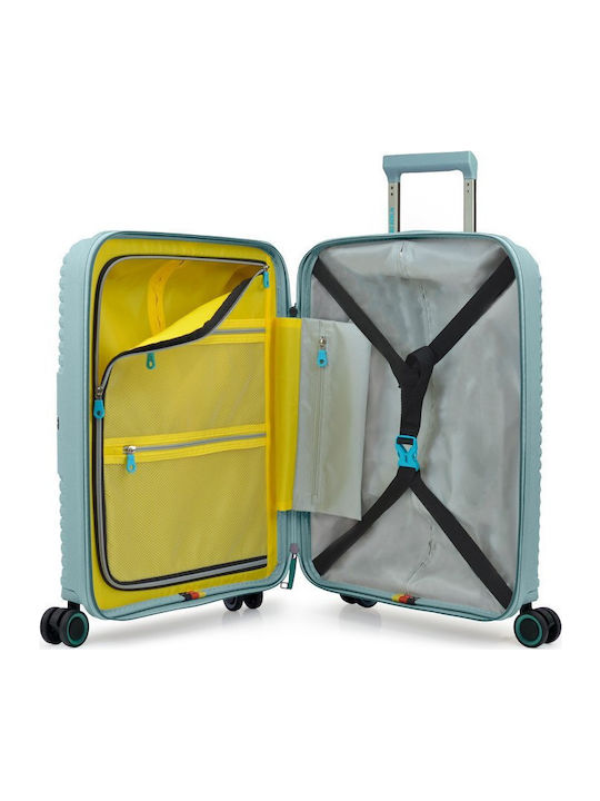 Bg Berlin Linea Cabin Hard Mint Suitcase with 4 Wheels Height 55cm