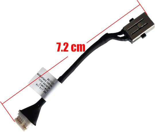 Dell Laptop Universal Netzteil Dc Power Jack Socket Pc14250 Pc14255 Pc16250 Pc16255 038g5f 38g5f 450.0vj0e.0021 P134f004 450.0vj0e.0001 Cn-038g5f Jade_l14_l16 7,2cm 7-polig Code 31184