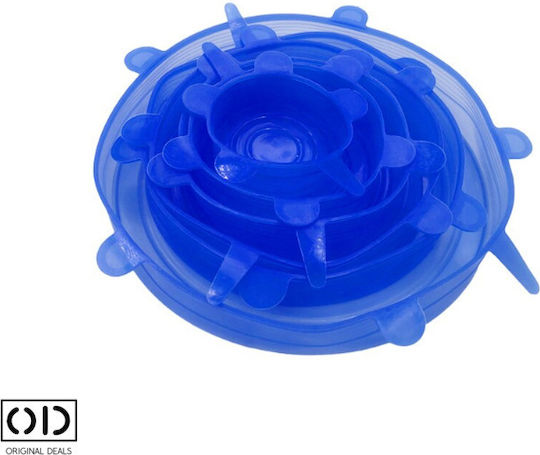 Capacul Containerului Din Silicon În Culoare Albastră