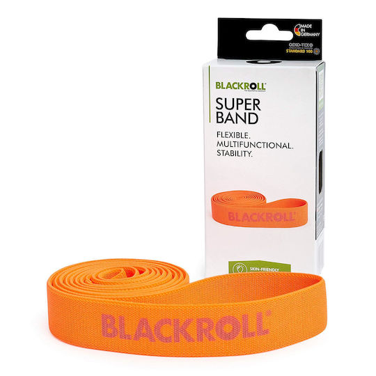 Blackroll Super Λάστιχο Γυμναστικής Long Loop Μαλακό Πορτοκαλί 104cm 1.04m