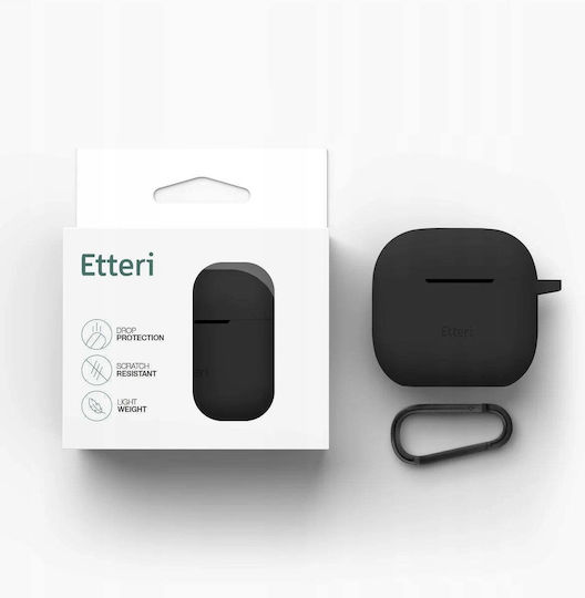 Etteri Silikonhülle Mit Haken In Schwarz Für Apple AirPods 3