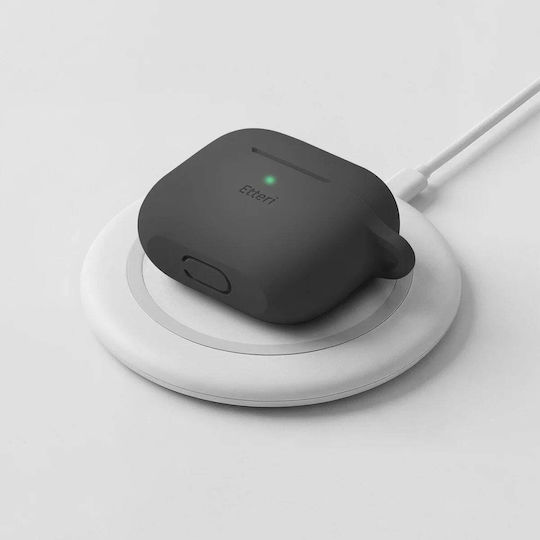 Etteri Silikonhülle Mit Haken In Schwarz Für Apple AirPods 3