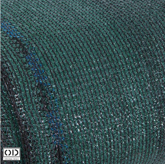 Plasă De Umbră Verde Cu Acoperire PVC 1.5x10m 65gr/m²