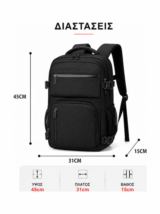 Felbags Backpack Μαύρο