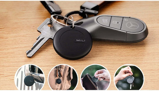 MiLi MiTag HD-P16 Mit Lederhülle GPS Tracker Schwarz