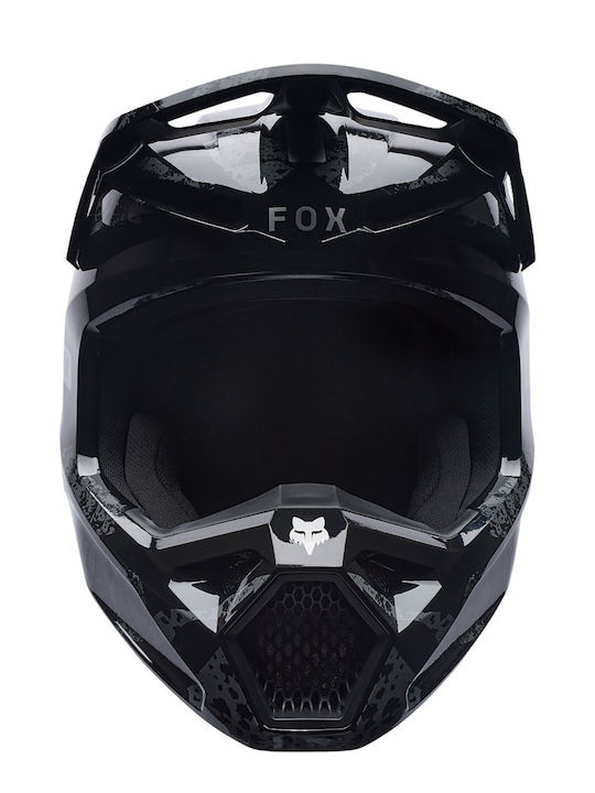 Fox V1 Bnkr Casca Moto Motocross DOT / ECE 22.06