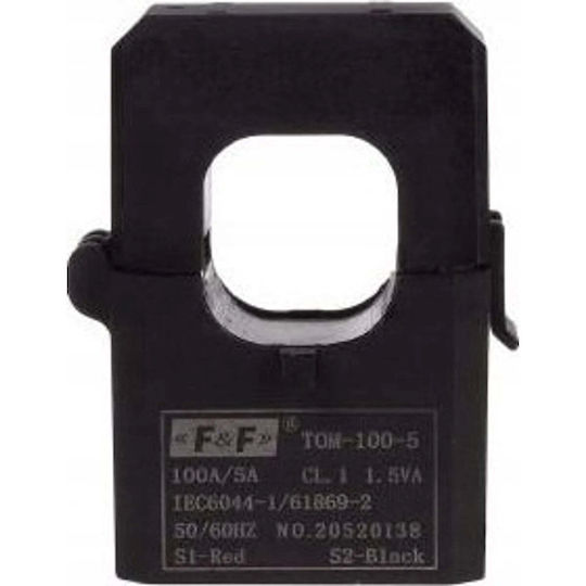 F&F Mikroskopischer Leistungstransformator Tom-100-5 Öffnbarer Kern 100-5a Schwarz