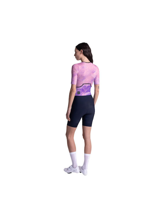 Santini Γυναικείο Κολάν Ποδηλασίας Ροζ