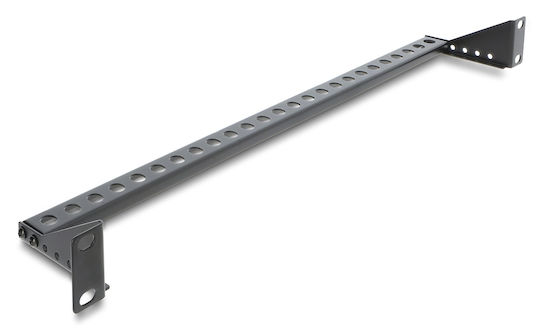 Delock Cable Management Panel 91068 Rack 19" 1u Βάθος 40-90mm Μεταλλικό Μαύρο Dm133403