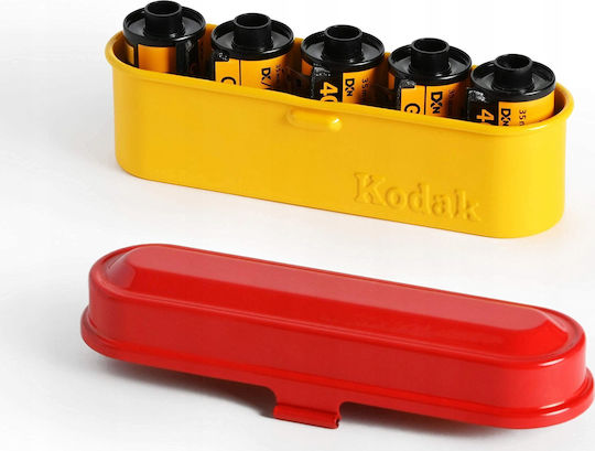135 Film Case Small Red Yellow